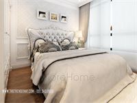 Thiết kế nội thất phòng ngủ khách sạn 4 sao phong cách tân cổ điển