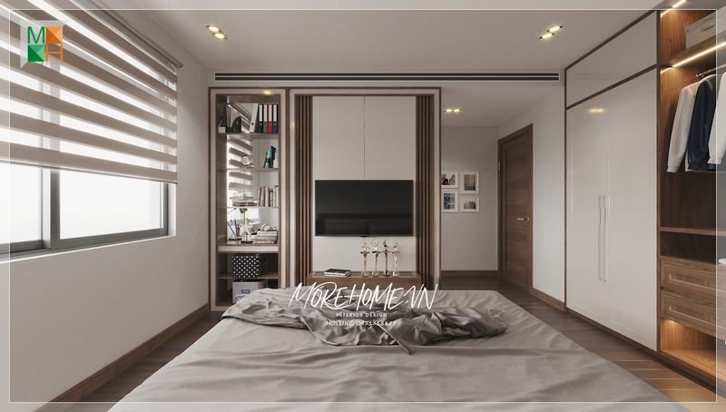 Tủ quần áo gỗ công nghiệp với ưu điểm bền đẹp mang đến sự sang trọng và tinh tế cho không gian nghỉ ngơi của gia đình.